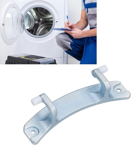 Washing Machine Door Hinge, Aluminum Alloy Washer Door Hinge Replacement Part for Universal Front Loading Washing Machine in Kuwait