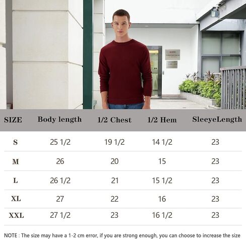 سترة رجالية كاجوال بياقة دائرية وأكمام طويلة منسوجة خفيفة الوزن للخريف والشتاء وسترات صوفية أساسية in Kuwait