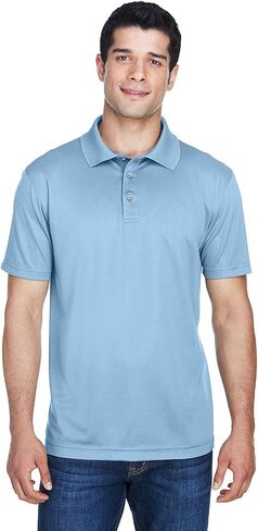 Harriton Men's Short Sleeve 4 oz Polytech Polo Shirt M315 in Saudi Arabia