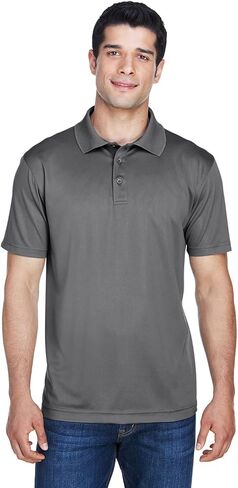 Harriton Men's Short Sleeve 4 oz Polytech Polo Shirt M315 in Saudi Arabia