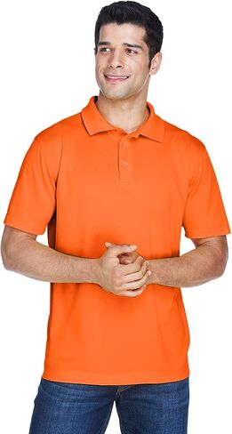 Harriton Men's Short Sleeve 4 oz Polytech Polo Shirt M315 in Saudi Arabia