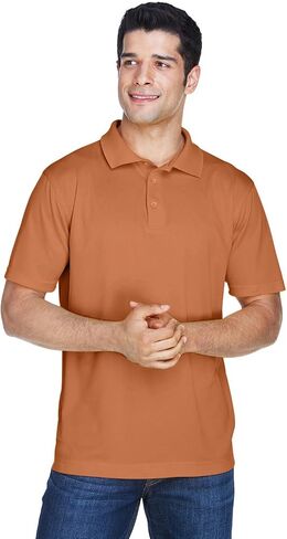 Harriton Men's Short Sleeve 4 oz Polytech Polo Shirt M315 in Saudi Arabia