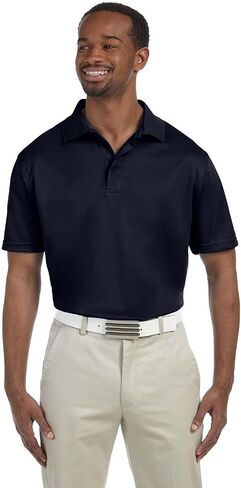 Harriton Men's Short Sleeve 4 oz Polytech Polo Shirt M315 in Saudi Arabia
