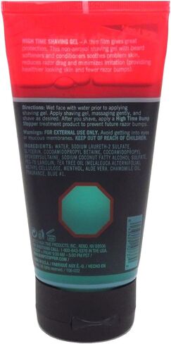 High Time Bump Stopper Shave Gel W/Aloe& Tea Tree Oil 5.3oz in Saudi Arabia