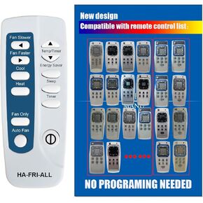 Product Image Replacement for Frigidaire Air Conditioner Remote Control Listed in The Picture (B) in Saudi Arabia
