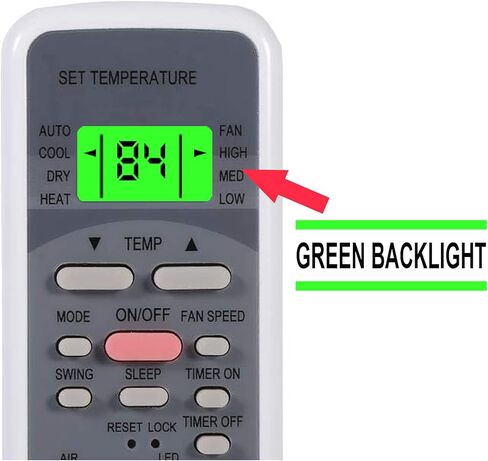 Replacement for Thermal Zone AC Air Conditioner Remote Control 9A45YIMI 12A45YIMI 12A45ZIMI 18A45ZIMI 24A45ZIMI 9H45YIMI 12H45YIMI 12H45ZIMI 18H45ZIMI 24H45ZIMI in Saudi Arabia