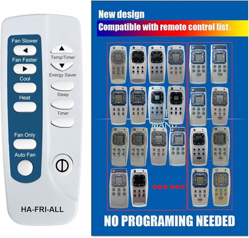 Product Image Replacement for Frigidaire Air Conditioner Remote Control Listed in The Picture (B) in Saudi Arabia