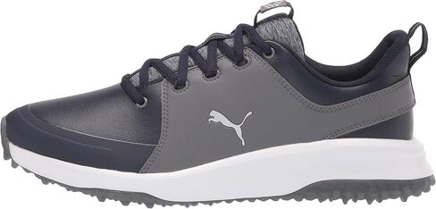 PUMA Men's Grip Fusion Pro 3.0 Golf Shoe, Navy Blazer Silver-Quiet Shade, 16 in Saudi Arabia