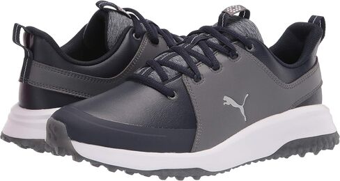PUMA Men's Grip Fusion Pro 3.0 Golf Shoe, Navy Blazer Silver-Quiet Shade, 16 in Saudi Arabia
