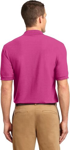 Port Authority Extended Size Silk Touch Polo 9XL Tropical Pink in Saudi Arabia