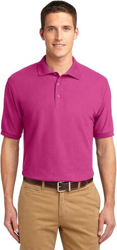 Port Authority Extended Size Silk Touch Polo 9XL Tropical Pink in Saudi Arabia