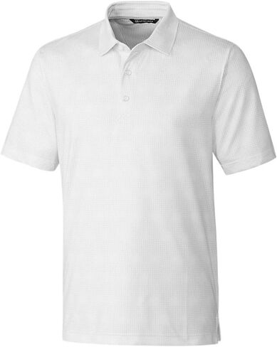 Cutter & Buck Men's Pike Geo Grid Print Polo in Saudi Arabia