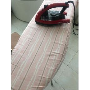 J&J home fashion Ironing Board Cover with 2-Layer Pad Reversible Pink Strip in Kuwait