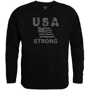 Rapid Dominance Graphic Crewneck Sweatshirt, Black, Large in Kuwait