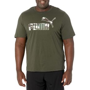 تيشيرت PUMA الرجالية ذات الشعار المموه (متوفرة بمقاسات كبيرة وطويلة)