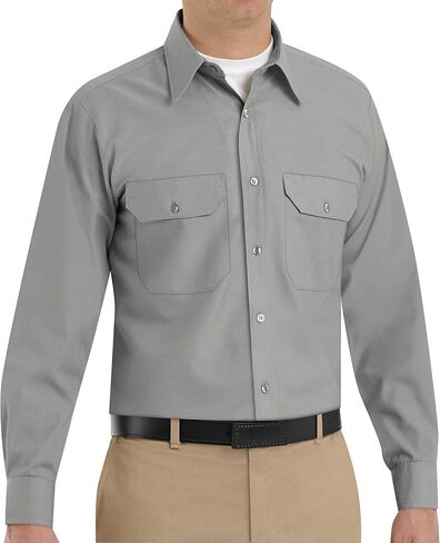 Red Kap Men's Standard Solid Dress Uniform Shirt in Saudi Arabia