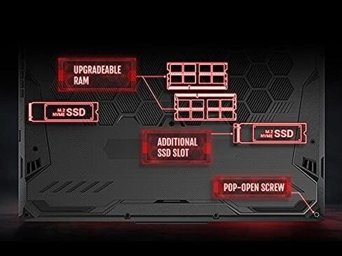 اسس لابتوب العاب تي يو اف F15 (2022)، 15.6؟ شاشة FHD 300Hz، انتل كور i7-12700H، جيفورس RTX 3060، 16GB DDR5، 1TB PCIe SSD، ثاندربولت 4، واي فاي 6، ويندوز 11 هوم، رمادي ميكا، FX507ZM-ES74 in Saudi Arabia
