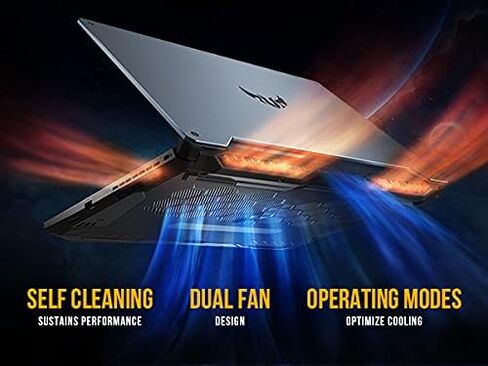 اسس لابتوب العاب تي يو اف F15 (2022)، 15.6؟ شاشة FHD 300Hz، انتل كور i7-12700H، جيفورس RTX 3060، 16GB DDR5، 1TB PCIe SSD، ثاندربولت 4، واي فاي 6، ويندوز 11 هوم، رمادي ميكا، FX507ZM-ES74 in Saudi Arabia