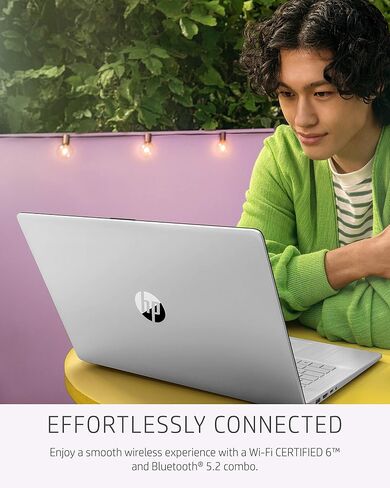HP 17 Laptop PC, AMD Ryzen 3 5300U, 4 GB RAM, 256 GB SSD, 17.3" HD+ Display, Windows 11 Home, Wi-Fi & Bluetooth Combo, Long Battery Life, HD Webcam, Custom-Tuned Speakers (17-cn0020nr, 2022) in Saudi Arabia
