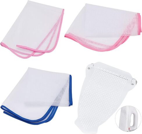 CHGCRAFT 4 Styles Cover Iron Shoe Polyester Mat Nylon Heat Resistant Protective Mesh Cloth and Heat Ironing Insulation Pad for Electric Iron Prevents Scorching Sticking in Saudi Arabia