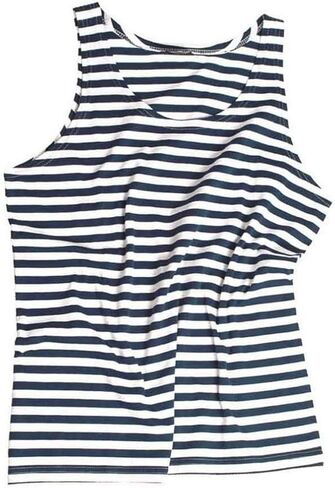 Mil-Tec by Sturm Striped Sailor Tank Top - Men's, Blue/White, Large, 11005000-904 in Saudi Arabia
