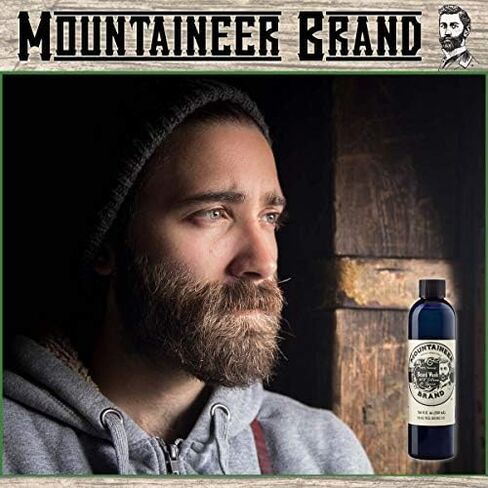 Mountaineer Brand Beard Wash - All-Natural Beard Shampoo, Thick Lather & Deep Clean Beard Wash For Men With Cedar Wood Oil, Fir Needle Oil, Eucalyptus Leaf Oil - WV Citrus & Spice Scent, 4 oz. in Saudi Arabia