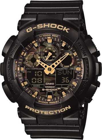 ساعة كاسيو للرجال GA-100 XL Series G-Shock Quartz 200M WR مقاومة للصدمات in Kuwait