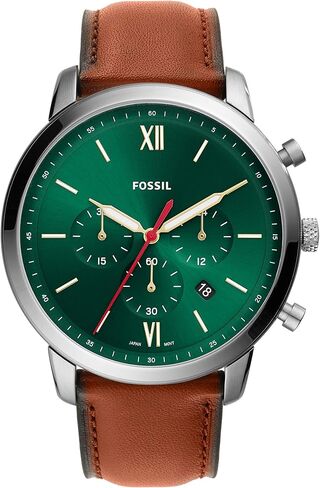 Fossil Neutra Men's Chronograph Watch with Stainless Steel Bracelet or Genuine Leather Band in Saudi Arabia