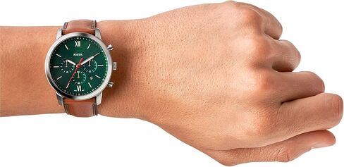 Fossil Neutra Men's Chronograph Watch with Stainless Steel Bracelet or Genuine Leather Band in Saudi Arabia