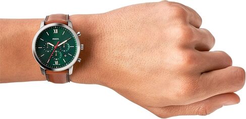 Fossil Neutra Men's Chronograph Watch with Stainless Steel Bracelet or Genuine Leather Band in Saudi Arabia