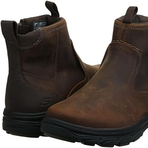 Skechers Men's Resment-Korver Chelsea Boot Side Zip Hiking in Saudi Arabia