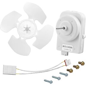 W10124096 Condenser Fan Motor Kit Replaces udqr107w3 AP4318657 PS1957416 W10124096VP Refrigerator Condenser Fan Motor in Kuwait
