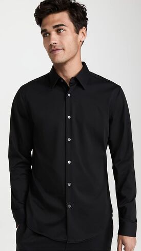 Theory Men's Sylvain Structured Shirt in Kuwait