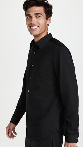 Theory Men's Sylvain Structured Shirt in Kuwait