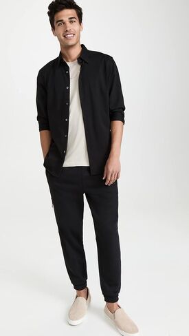 Theory Men's Sylvain Structured Shirt in Kuwait