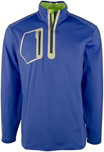 Polo Ralph Lauren RLX Men's Performance Stretch Quarter Zip Pullover, Blue in Kuwait