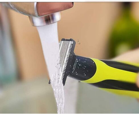 رؤوس بديلة لتشذيب وحلاقة الحلاقة الكهربائية OneBlade Hybrid من INVODA للرجال مقاومة للماء للرطب والجاف (عبوة من 2) in Saudi Arabia
