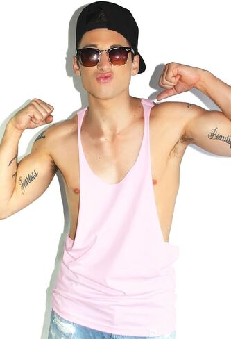 Marek+Richard Core String Tank-Pink in Saudi Arabia
