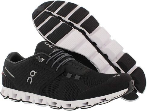 ON Men's Cloud Sneakers, Black/White, 8 Medium US in Saudi Arabia