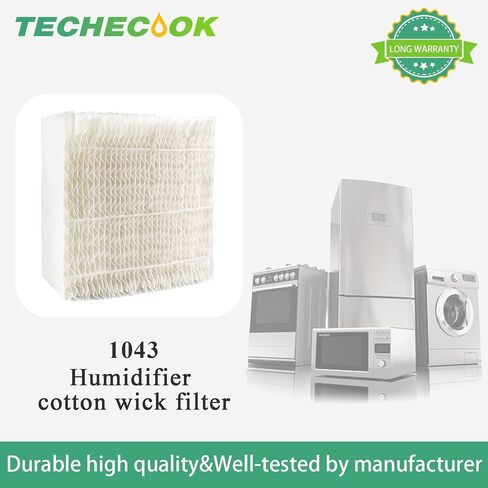 Techecook 1043 Humidifier Super Wick Filter (2 Pack) Replacement for AirCare Essick Bemis Evaporative Humidifiers - Replaces EP9 EP9R EP9500 EP9700 EP9800 821000 826000 826600 826800 826900 831000 in Saudi Arabia