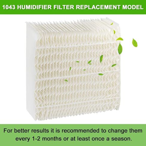 1043 Super Wick Humidifier Filter (Upgraded Version) Replacement for EP9R 500 700 800 826000 826800 831000 and Bemis Space.Saver 800 8000 Series Humidifiers,2 Pack in Saudi Arabia