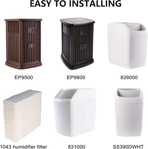 TOMOON Techecook 1043 Humidifier Super Wick Filter Replacement for AirCare Essick Bemis Evaporative Humidifiers - Replaces EP9 EP9R EP9500 EP9700 EP9800 821000 826000 826600 826800 826900 831000 in Saudi Arabia