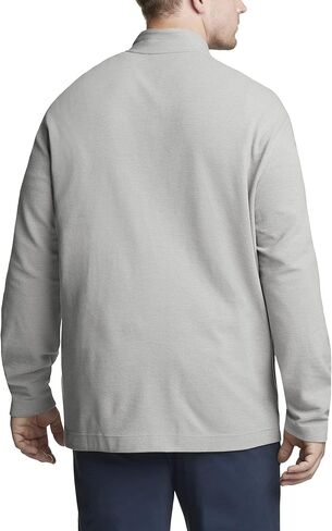 Van Heusen Men's Size Big and Tall Flex Long Sleeve Ottoman Quarter Zip in Saudi Arabia