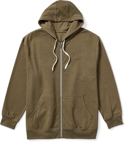 Amazon Essentials Men's Big & Tall French Terry Full-Zip Sweatshirt fit by DXL in Saudi Arabia
