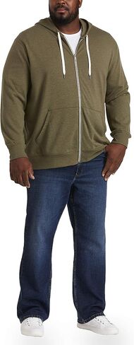 Amazon Essentials Men's Big & Tall French Terry Full-Zip Sweatshirt fit by DXL in Saudi Arabia