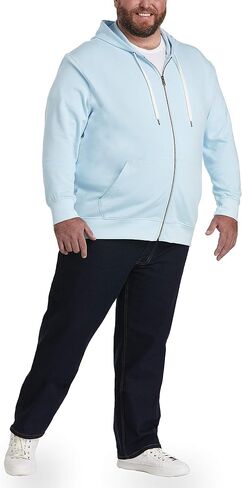 Amazon Essentials Men's Big & Tall French Terry Full-Zip Sweatshirt fit by DXL in Saudi Arabia