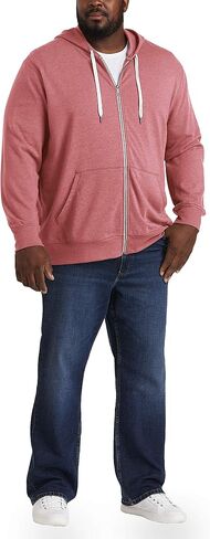 Amazon Essentials Men's Big & Tall French Terry Full-Zip Sweatshirt fit by DXL in Saudi Arabia