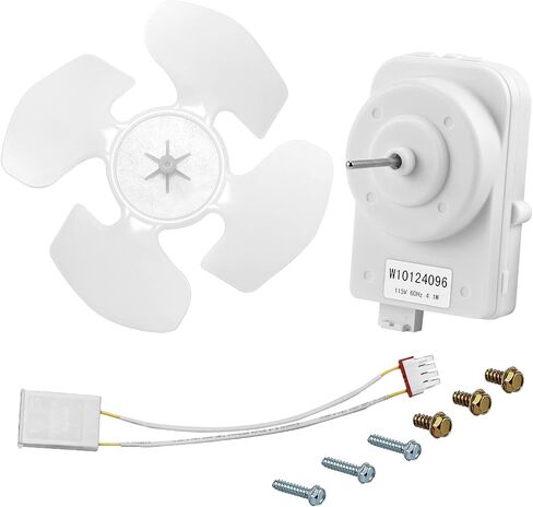 W10124096 Condenser Fan Motor Kit Replaces udqr107w3 AP4318657 PS1957416 W10124096VP Refrigerator Condenser Fan Motor in Saudi Arabia