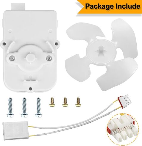 W10124096 Condenser Fan Motor Kit Replaces udqr107w3 AP4318657 PS1957416 W10124096VP Refrigerator Condenser Fan Motor in Saudi Arabia
