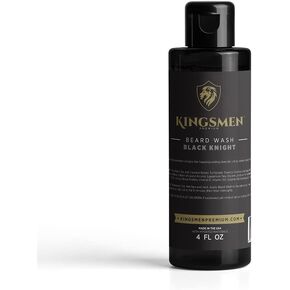Beard Wash - Kingsmen Premium - Holy Grail, Shower-Fresh Scent Beard Shampoo - Moisturizing Ingredients, Gentle Cleanser for Beards and Mustaches - Men’s Grooming Beard Wash For Beard Growth in Saudi Arabia